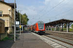 DB: Bahnalltag vom Bahnhof Brohl.