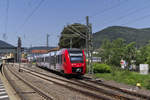 622 038 verläßt als RB Neustadt Weinstraße -  Freinsheim bei fast 40° C im Schatten den Hbf.