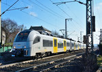 460 014-4 in Richtung  Köln bei der Ausfahrt vom Bf Remagen - 16.02.2016