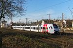 Der SÜWEX (Südwestexpress) Koblenz - Mannheim hat gerade den Bahnhof Dillingen Saar verlassen.