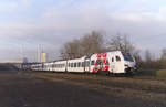 Am 28.12.2016 pendelten die Süwex Triebwagen nur zwischen Trier und Mannheim bzw. Kaiserslautern. An der Mosel wurde gebaut (Tunnelarbeiten) und so gab es zwischen Bullay und Cochem Schienen-Ersatzverkehr. Viele Güterzüge wurden durch die Pfalz umgeleitet. 429 100 in Richtung Saarbrücken - Bahnstrecke 3230 Saarbrücken - Karthaus bei Bous. Im Hintergrund des Kraftwerk Ensdorf.