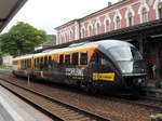 2017-09-03, Tag der Sachsen in Löbau; 642 310 der Länderbahn mit Werbung für das Zittauer Gebirge