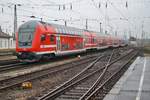 RE50 (RE16513)  Saxonia  von Leipzig Hauptbahnhof nach Dresden Hauptbahnhof verlässt am 27.1.2018 den Startbahnhof.