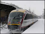 Schluss, Aus, vorbei ist es nun mit der Städtebahn Sachsen; hier eine Aufnahme vom 15.12.2010 mit einem Desiro als SB33 nach Königsbrück in Dresden-Klotzsche
