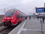 DB 442 310 als RE 4993  Franken-Thringen-Express  von Leipzig Hbf nach Nrnberg Hbf, am 22.02.2019 in Naumburg (S) Hbf.
