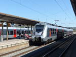 abellio 9442 806 als RB 74614 von Leipzig Hbf nach Eisenach, am 22.04.2019 in Naumburg (S) Hbf.