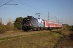 ES 64 U2 - 009  Europa ohne Grenzen  (182 509-0) MRCE Dispolok GmbH für DB Regio AG mit dem IRE  Berlin-Hamburg-Express  (IRE 18598) von Berlin Ostbahnhof nach Hamburg Hbf in Stendal.