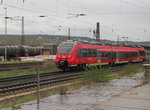 DB 442 105  Stockheim  als RE 4987 von Leipzig Hbf nach Lichtenfels, am 16.04.2016 in Naumburg (S) Hbf.