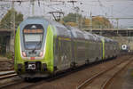 445 037 verlasst Bahnhof Elmshorm mit einem RE nach Kiel Hbf. 16.10.2018