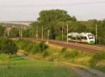 EB VT 201 als EB 80612 von Ilmenau nach Erfurt Hbf, am 17.07.2015 bei Erfurt Bischleben.