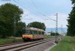 TW 820 alias 94800 450 004-7 D-DB oder auch einfach 450 004-7 als S31 nach Rastatt bei Muggensturm 6.8.10