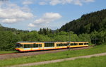 Tw 876 und Tw 840 als S41 nach Eutingen im Gäu bei Röt 26.5.16