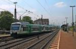 Einfahrt von BSB 009 (650 036-7) und BSB 004 (650 031-8) in den Bahnhof von Denzlingen. (05.05.2013)