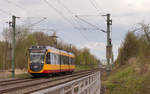 450 933 als S4 nach Schwaigern West am 11.04.2021 bei Öhringen-Cappel. 