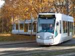 Regio-Tram 5 Richtung Melsungen (RBK 714) verlsst am 4.11.2011 die Wendeschleife Leipziger Strasse.