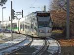 Endhaltestelle Leipziger Strasse am 11.02.2011.Bild ist gemacht worden von meiner kleinen Tochter.