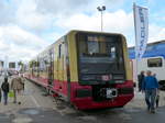 Neue Berliner S-Bahn der Baureihe 484 auf der Innotrans in Berlin am 22.9.2018. Der erste Halbzug dieser Baureihe ist rollfertig und eingerichtet, kann selbst aber noch nicht fahren. 