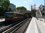 Noch ist der Bahnhof Julius-Leber-Brcke nicht ganz fertiggestellt.