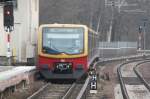 31.1.2013 Berlin-Buch, S 2 Gleis 2N nach Bernau.