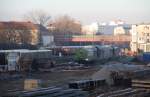 4.3.2013 S-Bahn Bw Friedrichsfelde aus umgeleiteten EC 171 aufgenommen.