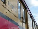 S-Bahn-sthetik: ES 165 231 auf dem Betriebsbahnhof Schneweide, anlsslich des 10. Berliner Eisenbahnfestes. 31.8.2013