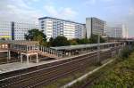 BERLIN, 12.10.2010, Blick auf den S-Bahnhof Landsberger Allee (Ringbahn, S-Bahnlinien S41/42, S8 und S9)