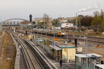 Blicke von der Warschauer Brücke am 10.04.2016.