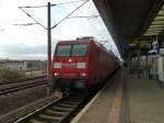 Die BR 145 049-3 als S1 nach Schna fhrt gerade in Dresden-Reick ein. 05.02.2011