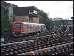 S-Bahn Hamburg Fhrt am Stellwerk Altona Richtung Bahnhof Altona Und Weiter nach Poppenbttel 05.07.07