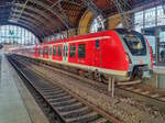 S-Bahn Hamburg ET 490 605 auf der Linie S5 nach Stade in Hamburg-Dammtor, 01.02.2024.