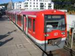 Baureihe 474 in Blankenese bereit fr die Fahrt nach Hamburg- Poppenbttel, am 05.08.08 in Blankenese