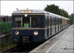 Am  Tag des offenen Denkmals  war auch der Museumszug der Historischen S-Bahn Hamburg e.V. unterwegs. Hier bei der Einfahrt in die Station  Rothenburgsort . 8.9.2013