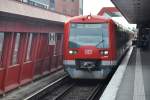 HAMBURG, 15.08.2014, S31 nach Altona bei der Einfahrt in den S-Bahnhof Hammerbrook