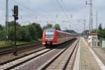 424 503-1 der S-Bahn Hannover beim verlassen des S-Bahnhofes Dedensen/Gmmer in Richtung Seelze am 04.07.2009