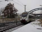 S-Bahn 1442 202 von Zwickau nach Halle, hier aufgenommen am 29.01.2015 in Gößnitz.