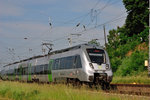 1442 707 mit S-Bahn S4 von Wurzen nach Eilenburg, am 04.06.2016 in Eilenburg.