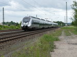 Doppelpack 1442er als S5 nach Halle(Saale)am 12.06.2016 auf der Zwickauer Olzmannbrücke.