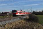 420 467 & 456 am 06.01.18 bei München-Aubing