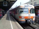ET 420 501 bei der Sonderfahrt nach Nrdlingen hier im Bahnhof Augsburg am 06.07.2013