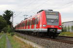 S-Bahn Rhein Main 423 956-2 auf der Main-Weser-Bahn bei Bad Vilbel Dortelweil