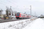 DB Regio 430 175 + 430 118 // Rodgau // 17. Januar 2016