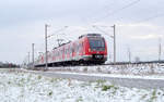 DB Regio 430 121 + 430 145 // Rodgau // 17. Januar 2016