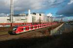 DB Regio S-Bahn Rhein Main ET430 Doppeltraktion am 05.12.21 in Rüsselsheim 