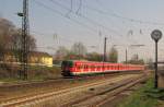 DB S-Bahn Rhein-Main 420 776-7 als S 35840 (S 8) von Offenbach (M) Ost nach Wiesbaden Hbf, in Mainz-Bischofsheim; 29.03.2011