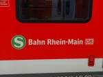 S-Bahn Rhein Main Logo an einen ET 430 am 05.12.15 in Frankfurt am Main 