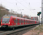 S-Bahn Rhein Main Bombardier 430 677 und 430 xxx am 07.01.17 in Rüsselsheim Bhf