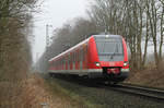 DB Regio 422 024 // Aufgenommen zwischen Marl Mitte und Gelsenkirchen-Hassel.