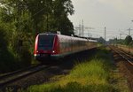 Als S6 ist am Samstag den 13.8.2016 der 422 040-6 mit einem Bruder nach Köln-Nippes zu sehen. Hier ist der Triebwagen in Langenfeld Berghausen vor meine Linse geraten.
