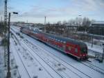 S-Bahn Rostock im Bf Warnemnde-Werft  08.01.2010