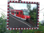 Ein kleines 'Schmankerl' aus dem Bereich kreative Eisenbahnmotive... (10.07.2007 Bahnhof Tamm (Wrtt.))